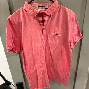 2 Ted Baker London Button-Down Collar Polos
